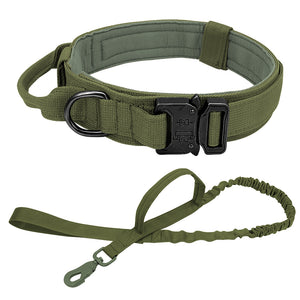 Militär-Hundehalsband robustes taktisches Hundehalsband verstellbar Nylon