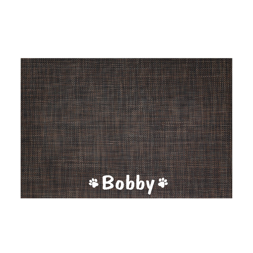 personalisierte Futternapf Matte Antirutschmatte Basic Line