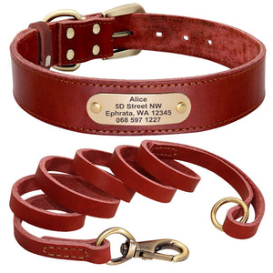 hochwertiges Lederhalsband für alle Hunderassen
