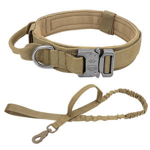 Militär-Hundehalsband robustes taktisches Hundehalsband verstellbar Nylon