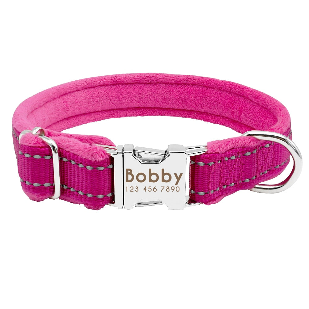 Hundehalsband gepolstert Fleece