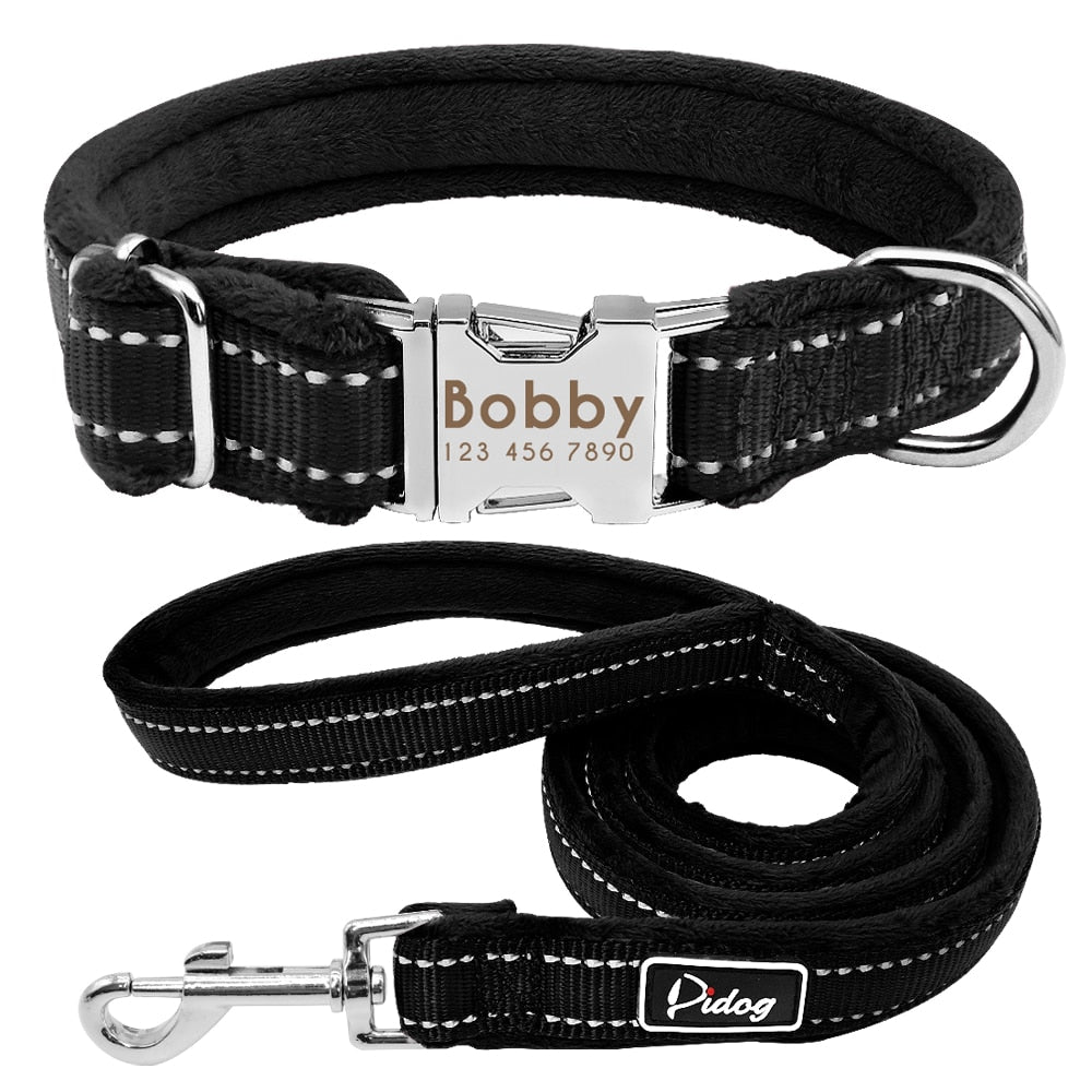 Hundehalsband gepolstert Fleece