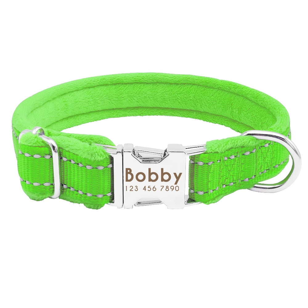 Hundehalsband gepolstert Fleece