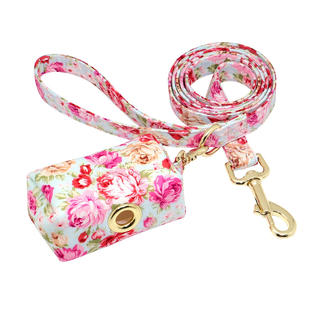 Personalisiertes Halsband Gravur Leine Name Telefonnummer Beuteltasche