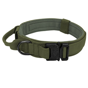 Militär-Hundehalsband robustes taktisches Hundehalsband verstellbar Nylon