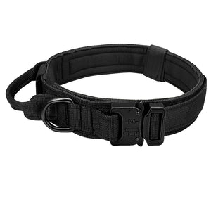 Militär-Hundehalsband robustes taktisches Hundehalsband verstellbar Nylon