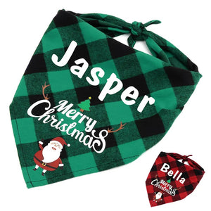 Halstuch personalisiert mit Weihnachtsmotiven
