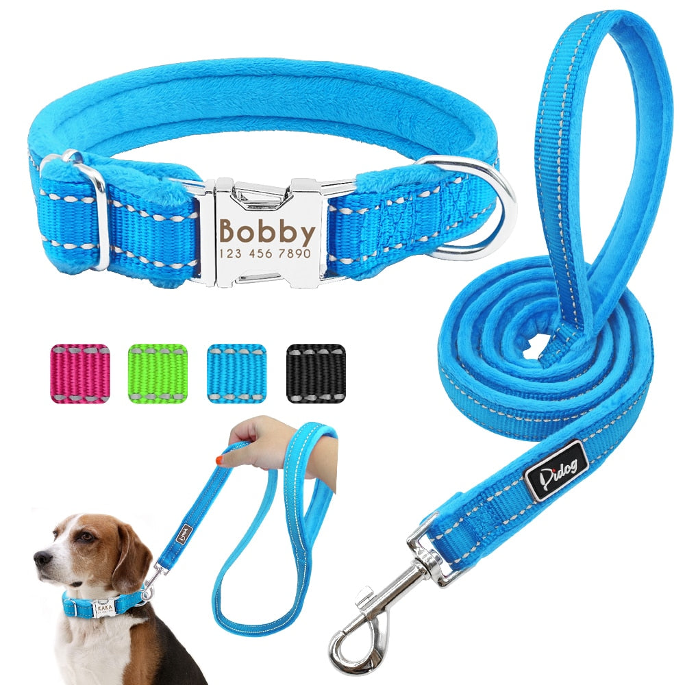 Hundehalsband gepolstert Fleece
