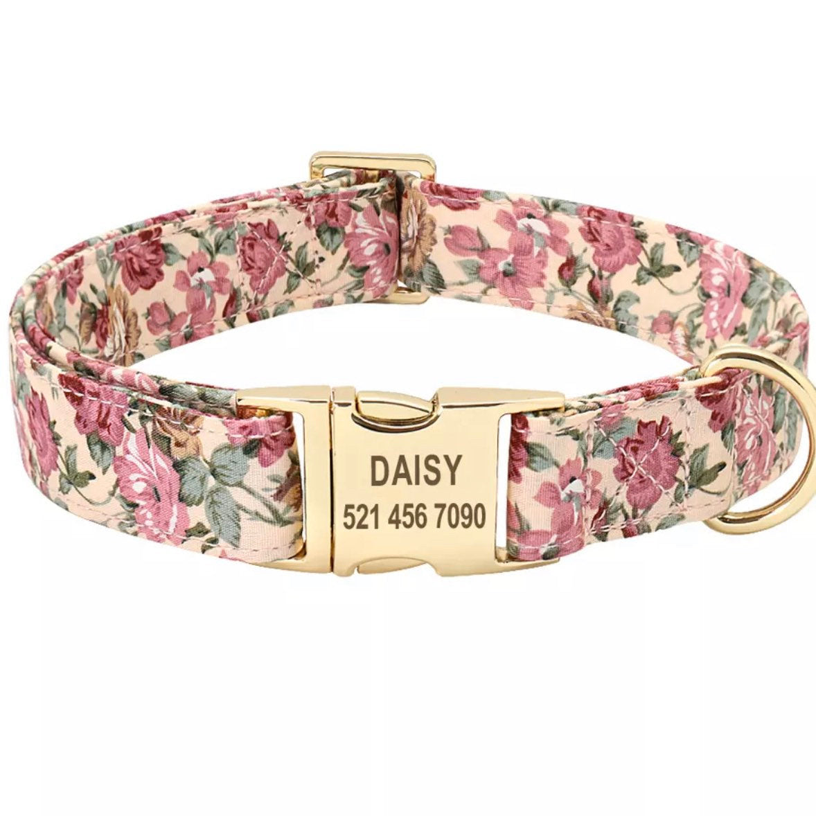 Halsband mit goldener Metallschließe