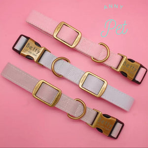 Hundehalsband Vintage Schließe bronze antik