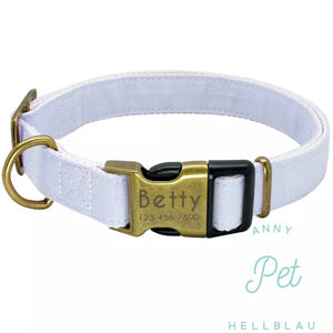 Hundehalsband Vintage Schließe bronze antik