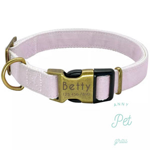Hundehalsband Vintage Schließe bronze antik