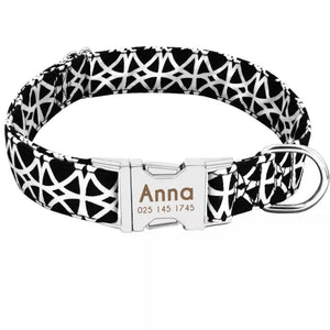 Halsband silberne Metallschließe
