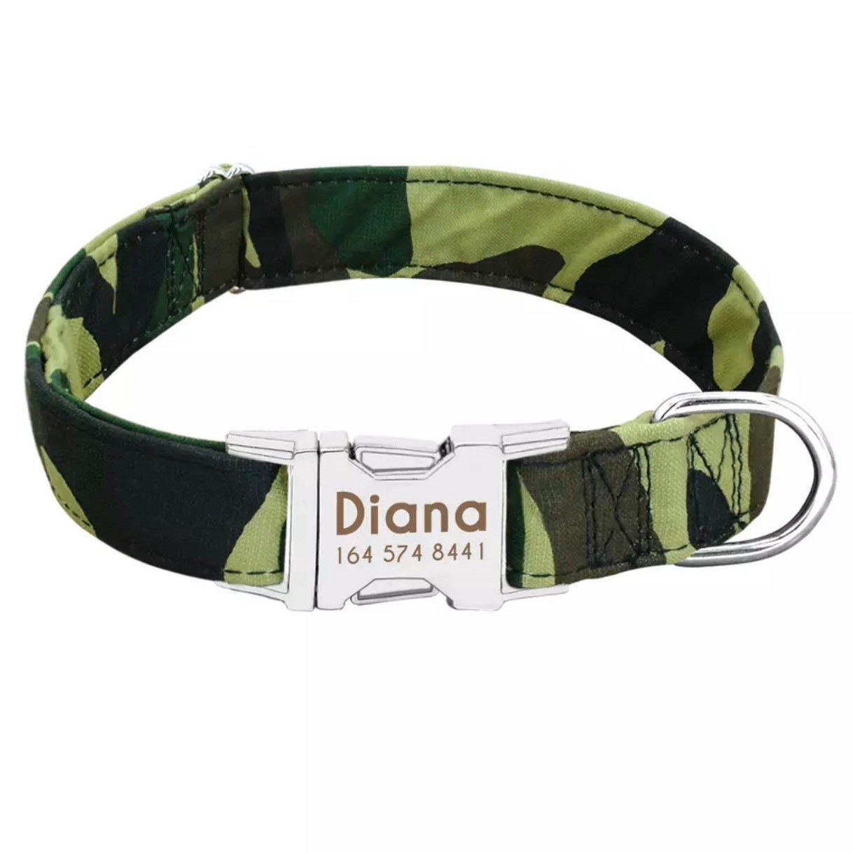 Halsband silberne Metallschließe