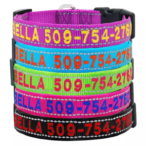 lightweight Nylon-Halsband Stickerei Kunststoffschließe
