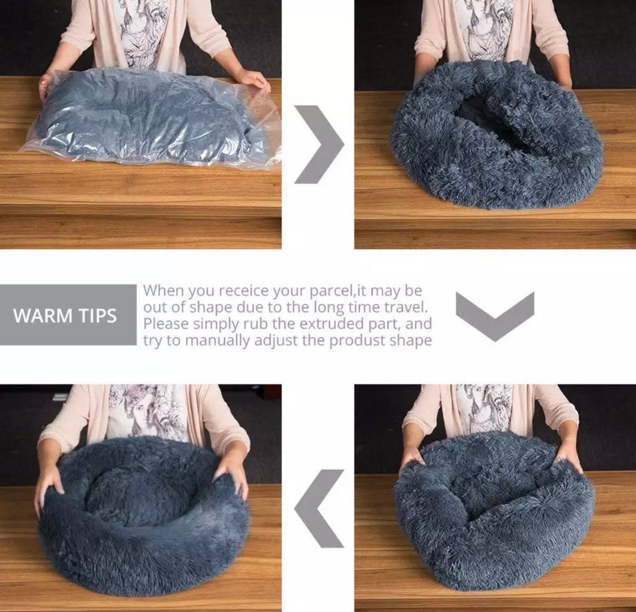 Hundekissen Katzenkissen Hundebett Plüsch weich flauschig fleece rutschfest