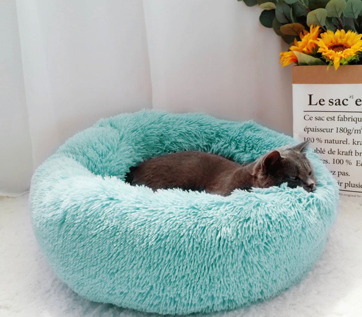 Hundekissen Katzenkissen Hundebett Plüsch weich flauschig fleece rutschfest