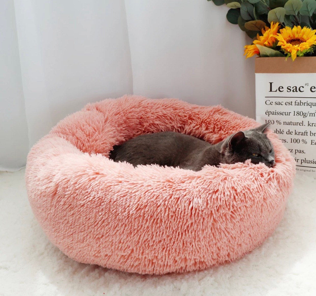 Hundekissen Katzenkissen Hundebett Plüsch weich flauschig fleece rutschfest
