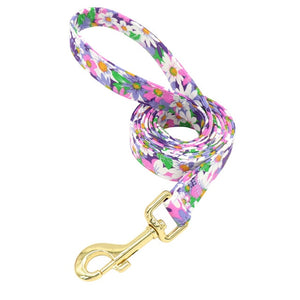 personalisiertes Nylon Hundehalsband Leinen Set